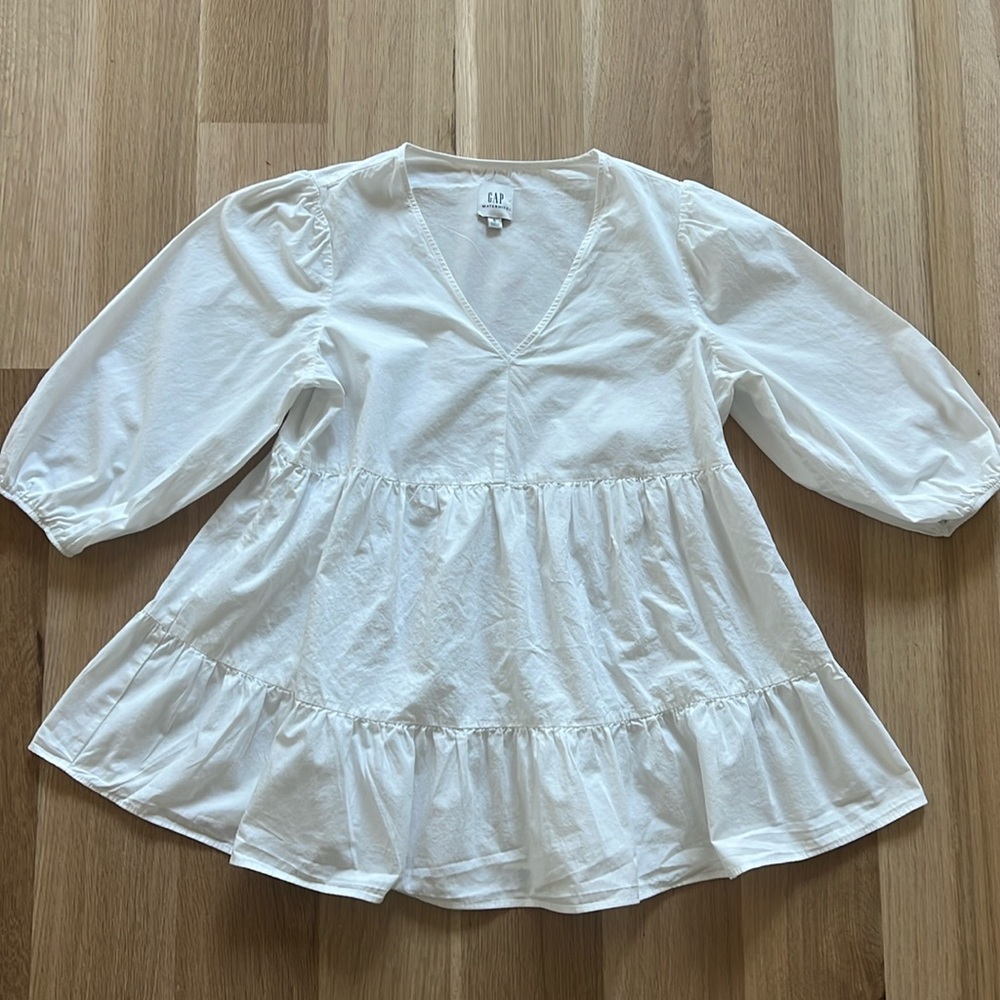 Gap Maternity tunic white cotton
